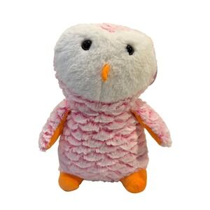 A&A Global Industries Pink White Owl Plush Stuffed‎ Animal Toy 4GJUMMIX19